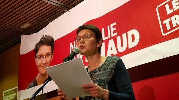 Le meeting au verbe musclé de la candidate Lutte ouvrière, Nathalie Arthaud, à Orléans, ce mercredi soir