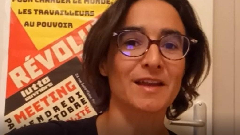 Sandra Chirazi, candidate de Lutte ouvrière