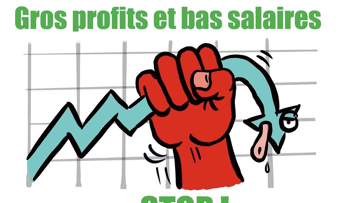 En grève pour les salaires