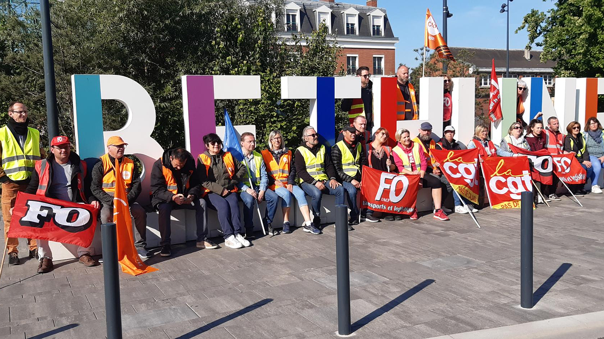 En grève pour les salaires