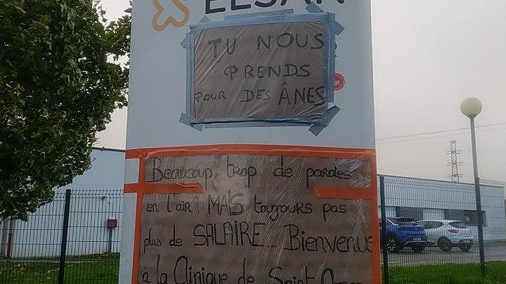 Vive la grève des travailleurs de la clinique de Saint-Omer !