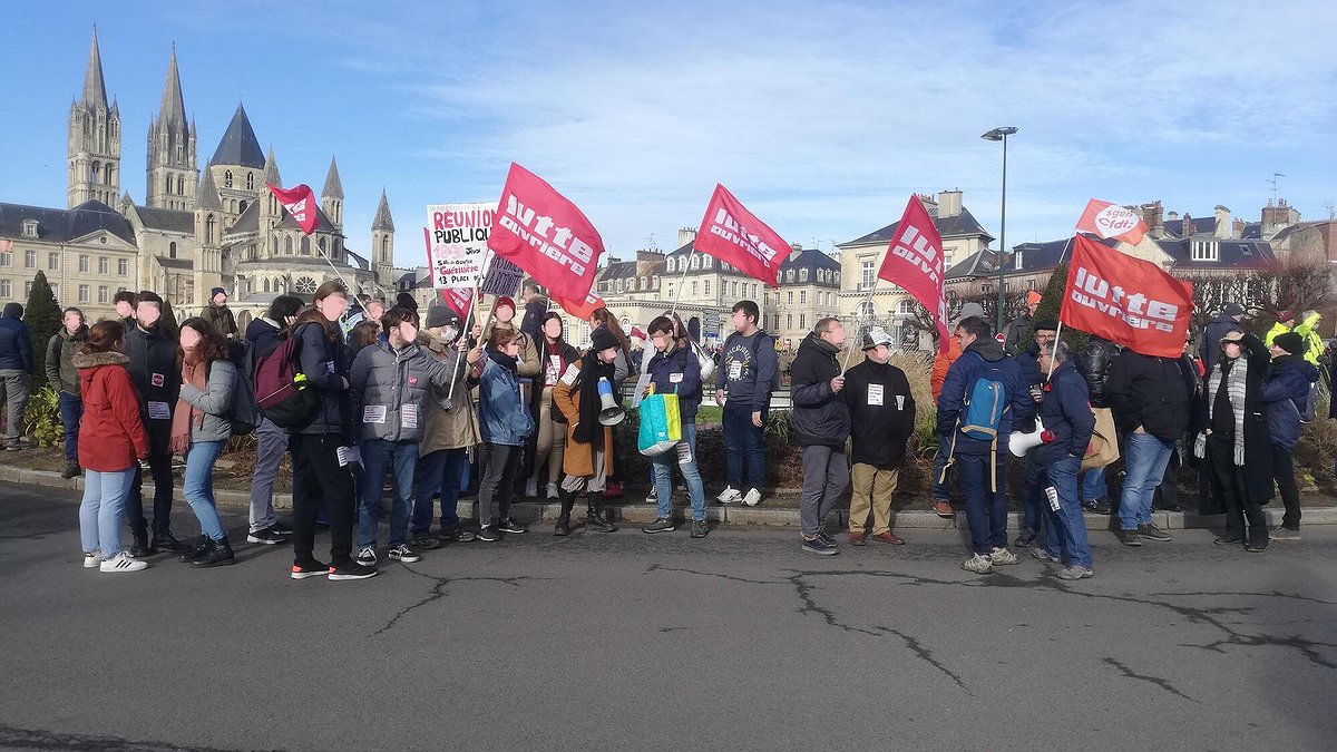 Le mouvement à Caen