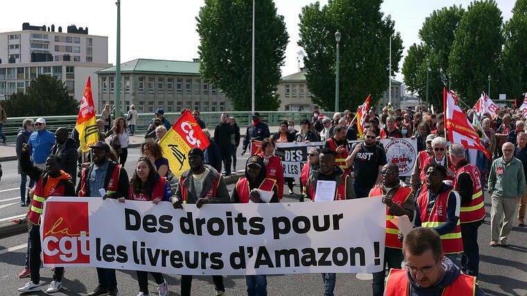  Justice pour les livreurs d’Amazon.