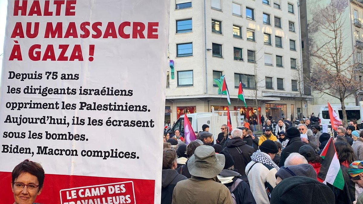 Halte au massacre en cours à Gaza