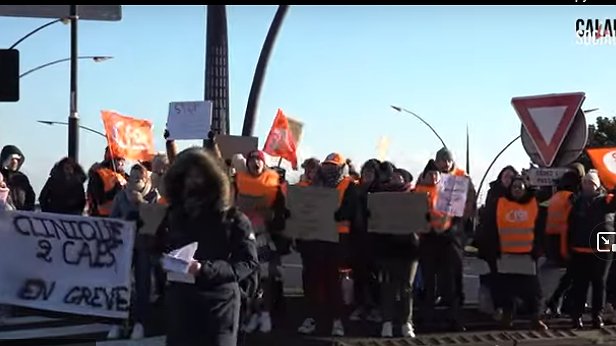 Grève à la Clinique des 2 Caps !