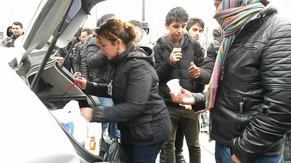 Paris, centre des migrants de la porte de la Chapelle, les pouvoirs publics n’interdiront pas la solidarité !