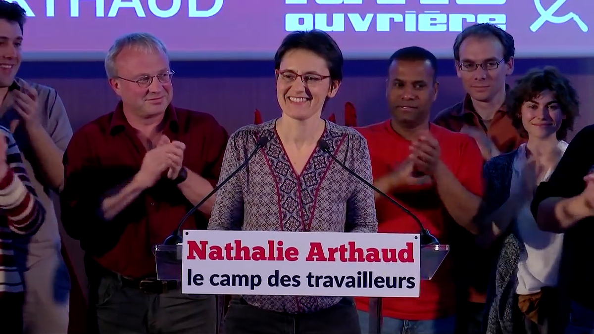 Déclaration de Nathalie Arthaud au soir du premier tour