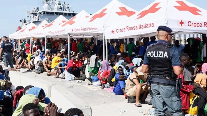 Migrants à moitié morts de faim à Lampedusa, la faillite du capitalisme