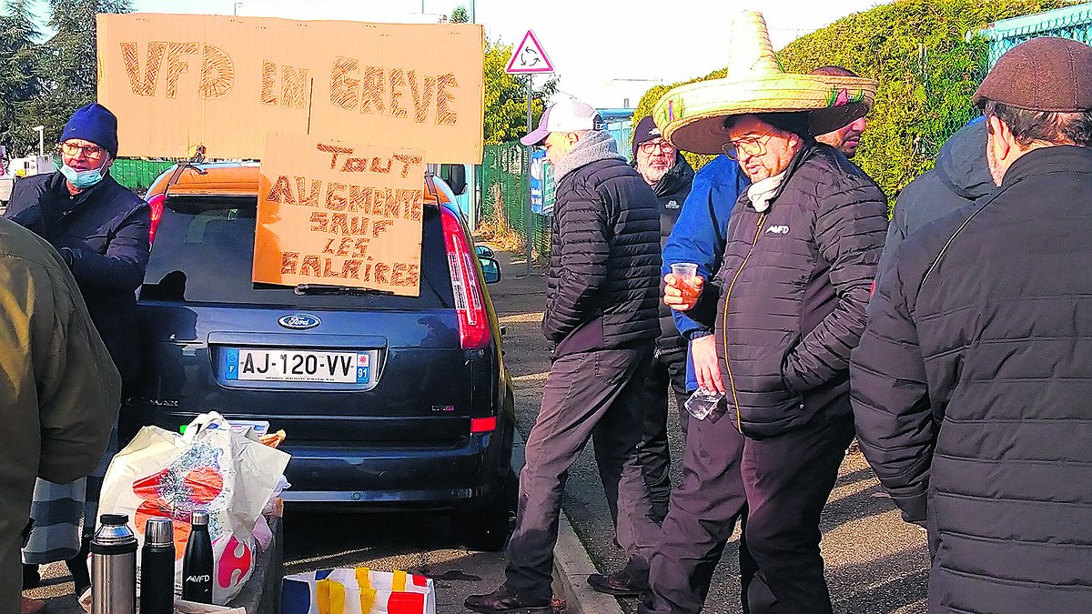 en grève pour les salaires