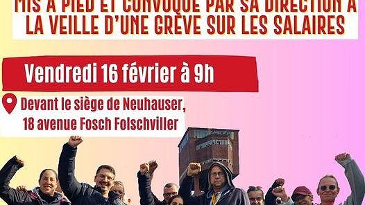 Illustration - Solidarité ouvrière contre la répression antisyndicale !