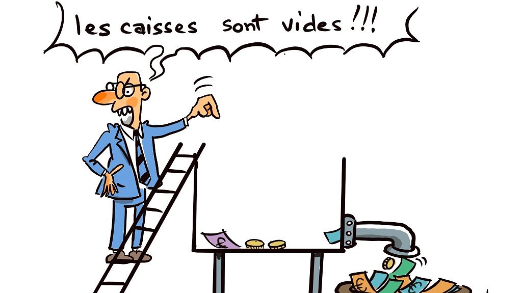 Illustration - Patrick Martin : touchez pas au grisbi !