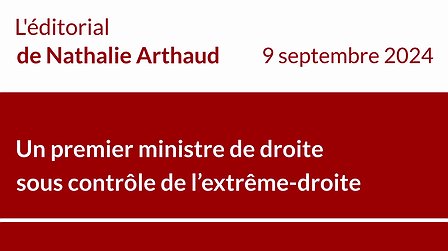 Illustration Un premier ministre de droite, sous contrôle de l'extrême-droite